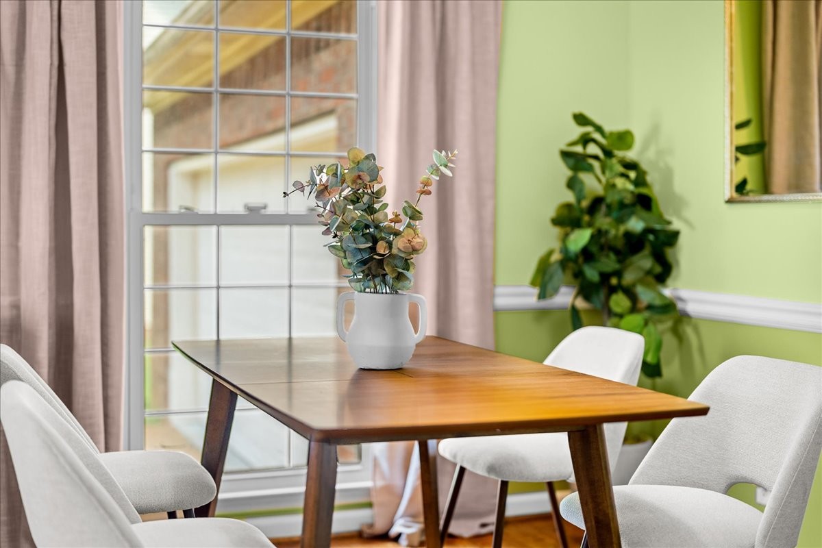 2014 Saddlebrook Drive Murfreesboro, TN 37129 - Photo 14 of 45 a view of a dining room with furniture window and wooden floor