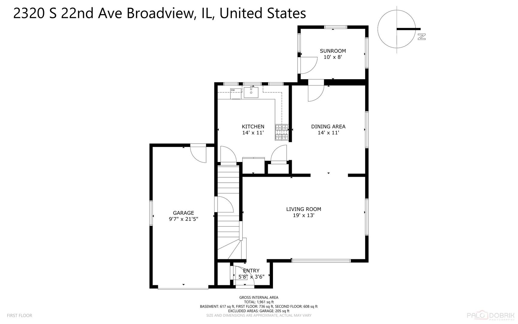 2320 South 22nd Avenue Broadview, IL 60155 - Photo 33 of 35 a picture of a floor plan