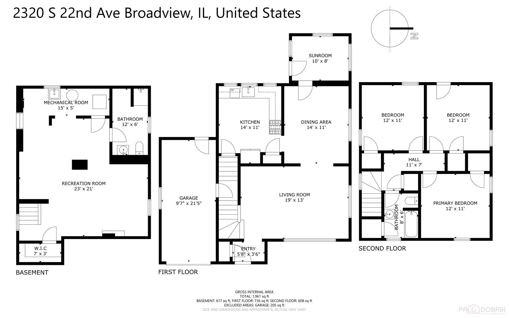 2320 South 22nd Avenue Broadview, IL 60155 - Photo 35 of 35 a picture of a floor plan