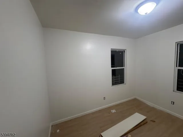 an empty room with an entrance