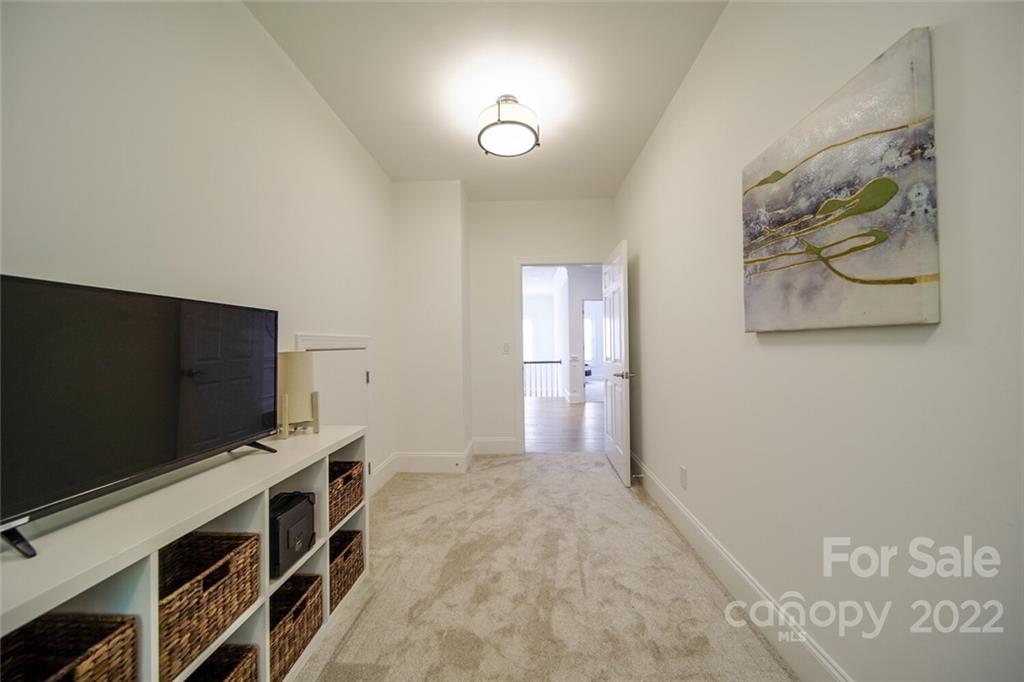 6309 Wakehurst Road Charlotte, NC 28226 - Photo 39 of 48 a view of a bedroom with furniture and flat screen tv