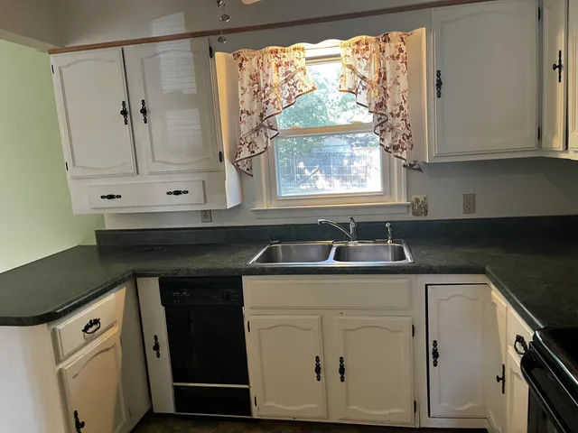 a close view of washer and dryer