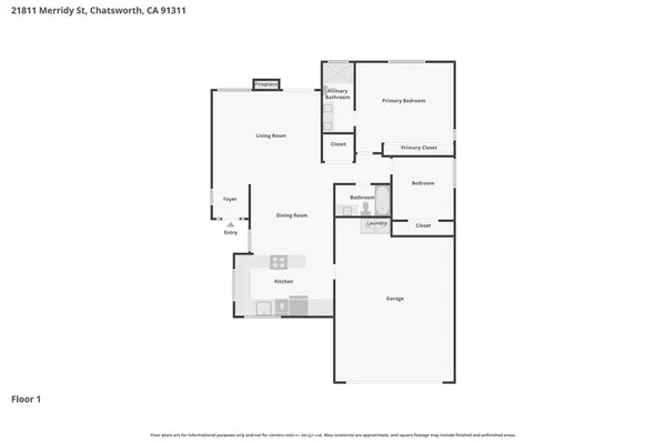 $825,000 | 21811 Merridy Street, Chatsworth, CA 91311