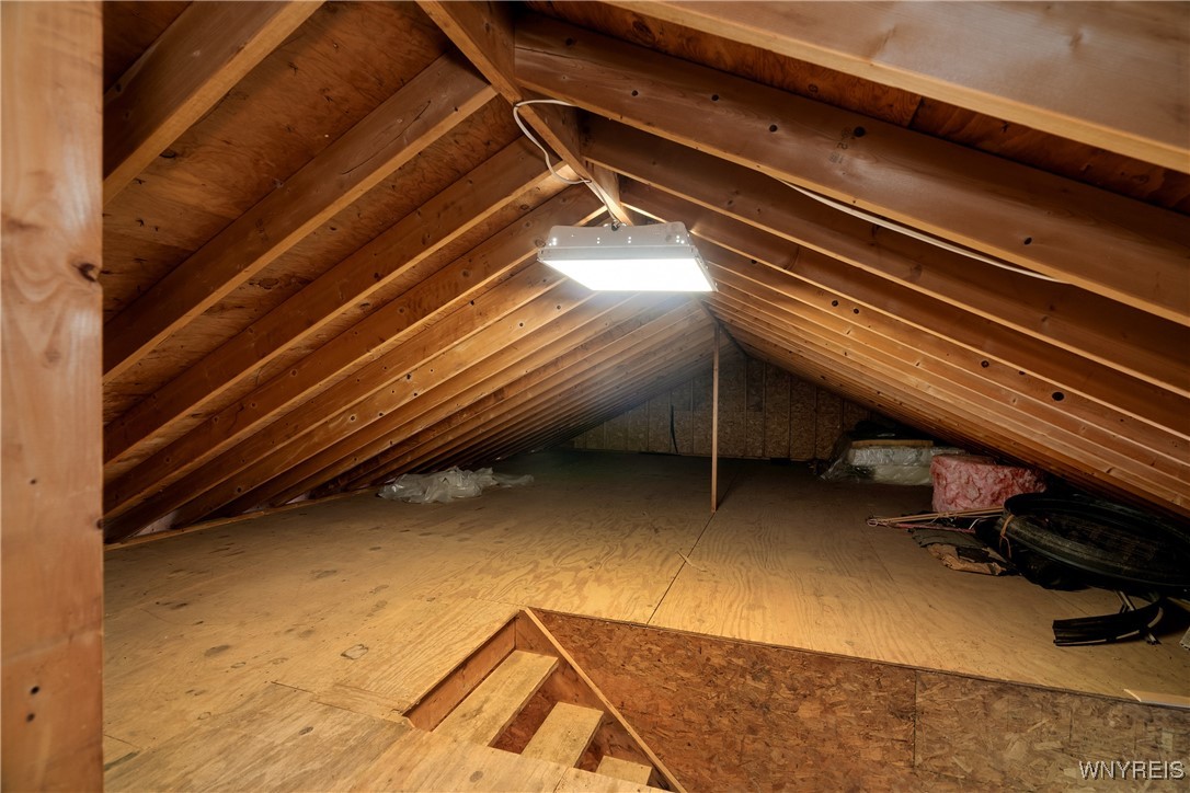 11541 Hunts Corners Road Newstead, NY 14001 - Photo 36 of 50 upper storage area in garage