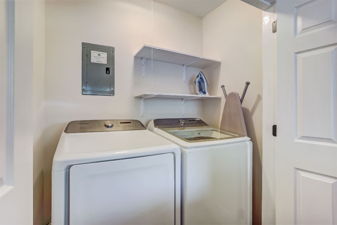 2563 Forest Ridge Drive, Unit P3 Fernandina Beach, FL 32034 - Photo 29 of 44 a utility room with dryer and washer