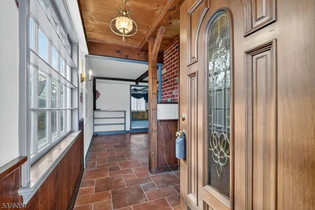 a view of a entryway door front of house