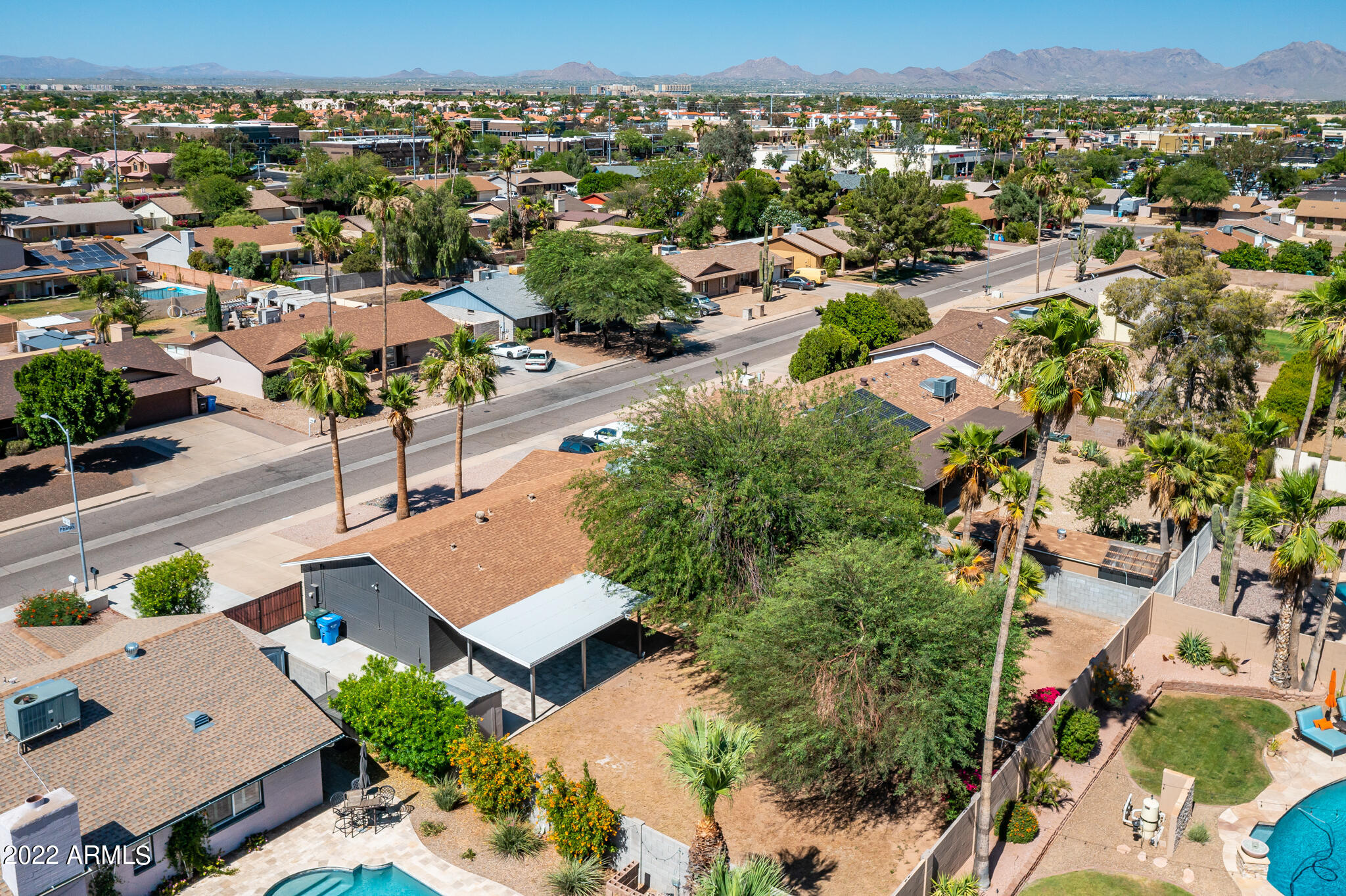 4427 East Phelps Road Phoenix, AZ 85032 - Photo 30 of 33 Drone Backyard