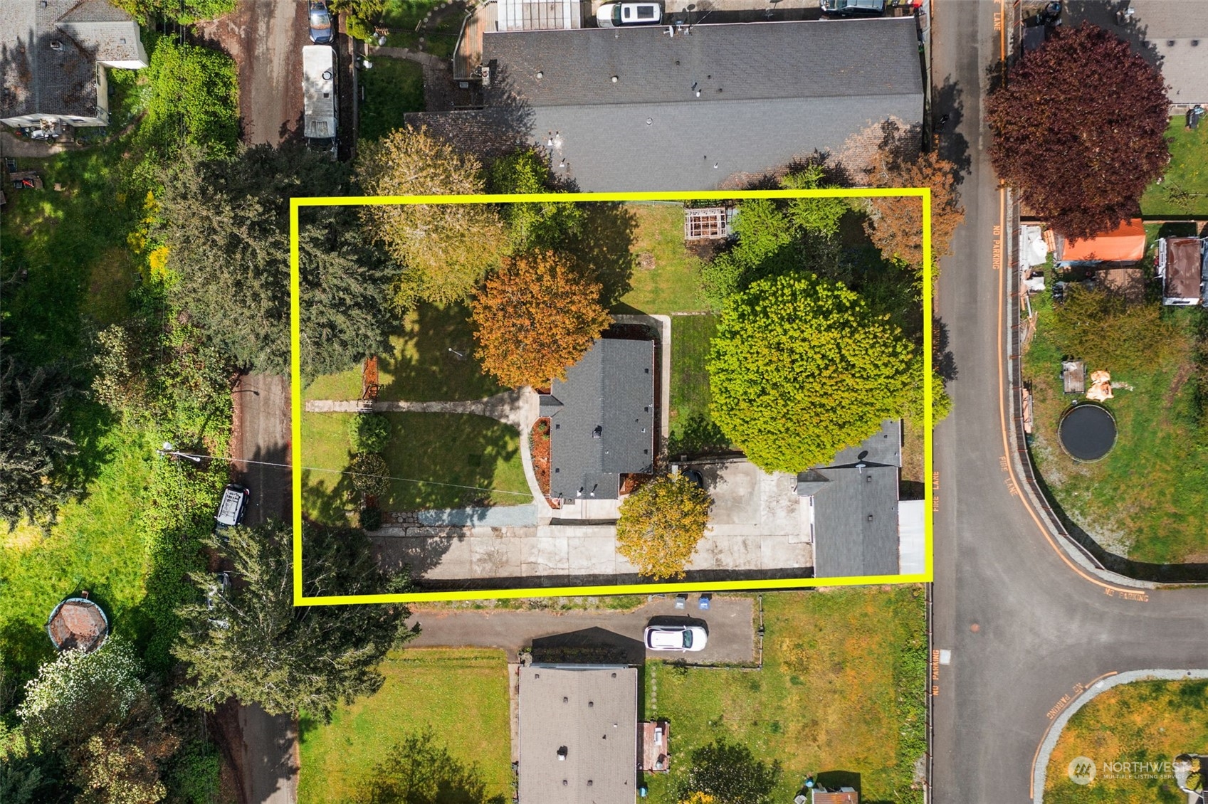 11616 6th Avenue Southwest Seattle, WA 98146 - Photo 37 of 37 an aerial view of a house with swimming pool