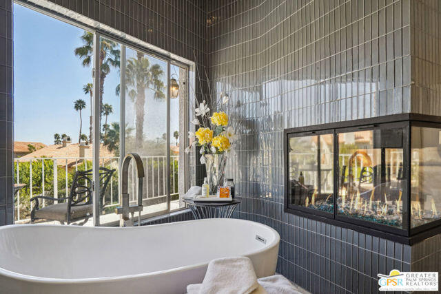 364 Oakmont Drive Palm Desert, CA 92211 - Photo 59 of 74 364 primary fplace balcony