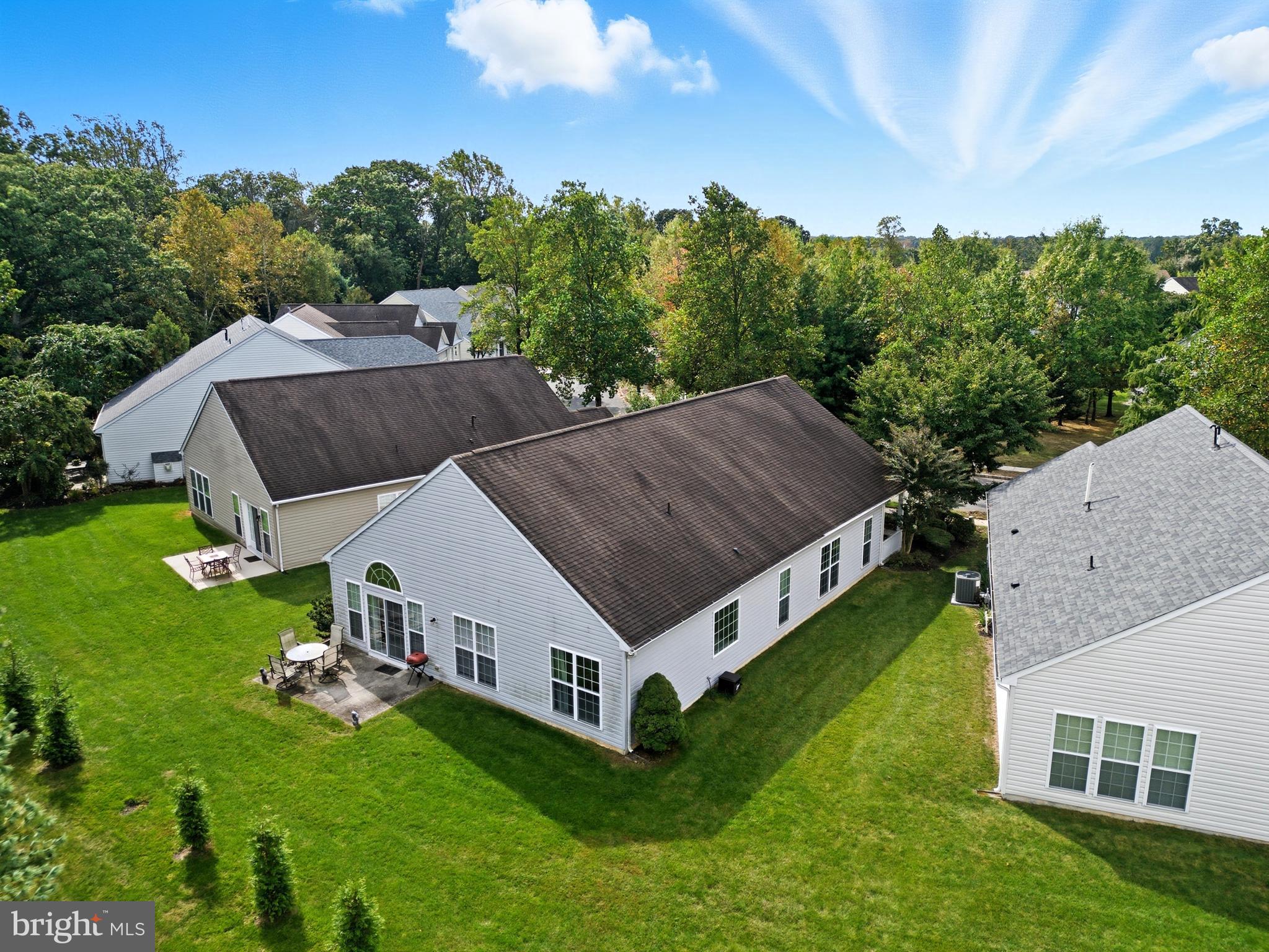 29 Pennington Court Delanco, NJ 08075 - Photo 31 of 57 a aerial view of a house with a big yard and large trees