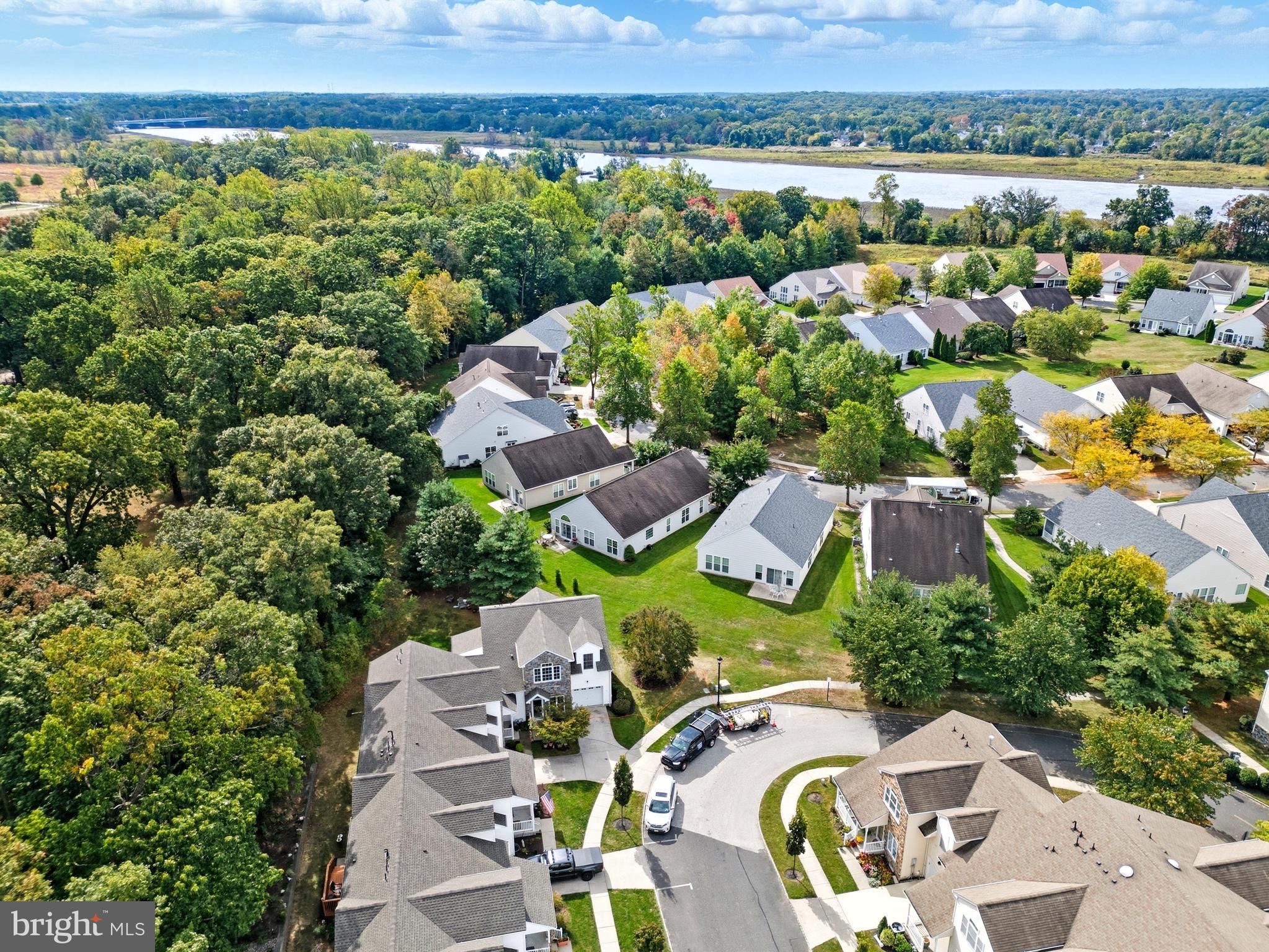 29 Pennington Court Delanco, NJ 08075 - Photo 39 of 57 an aerial view of residential house with outdoor space and swimming pool