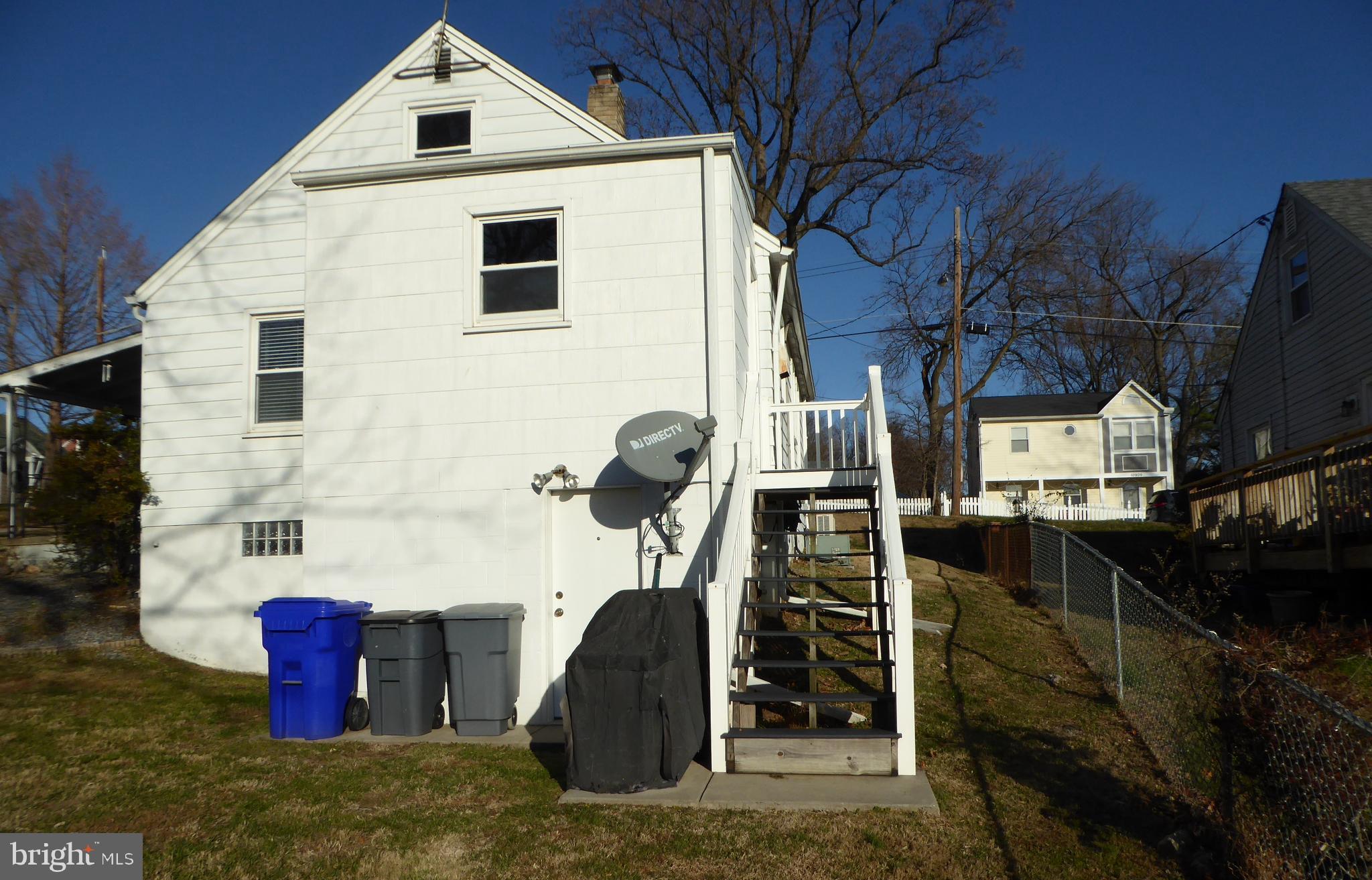 Right side of property
