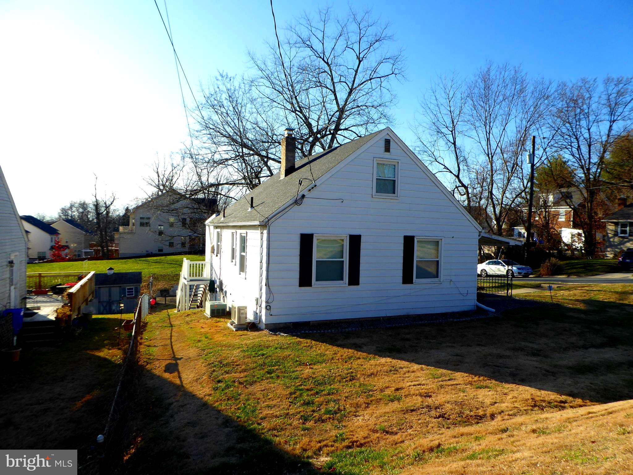 Left hand side of property