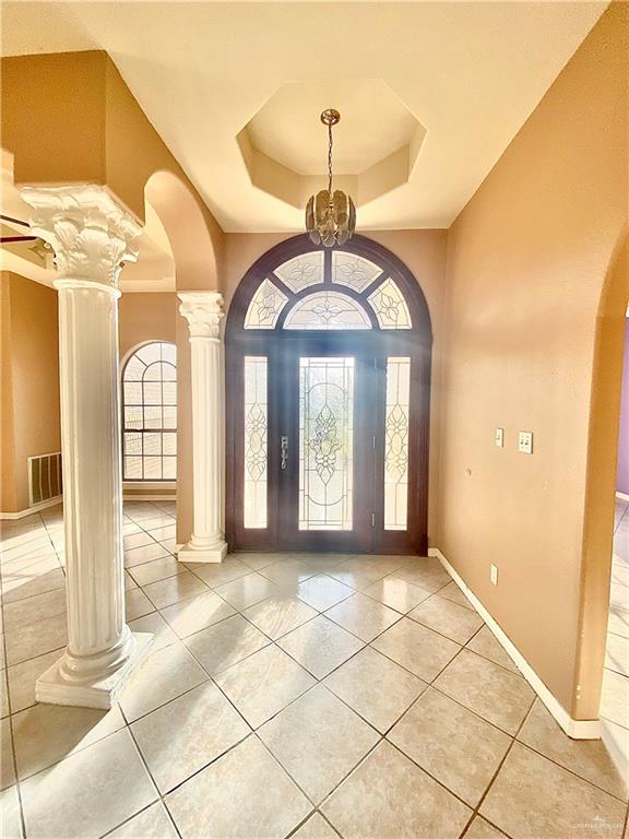 3631 Lott Road Donna, TX 78537 - Photo 2 of 24 a view of a big room with windows and chandelier