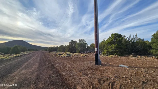a view of a road with mountain view