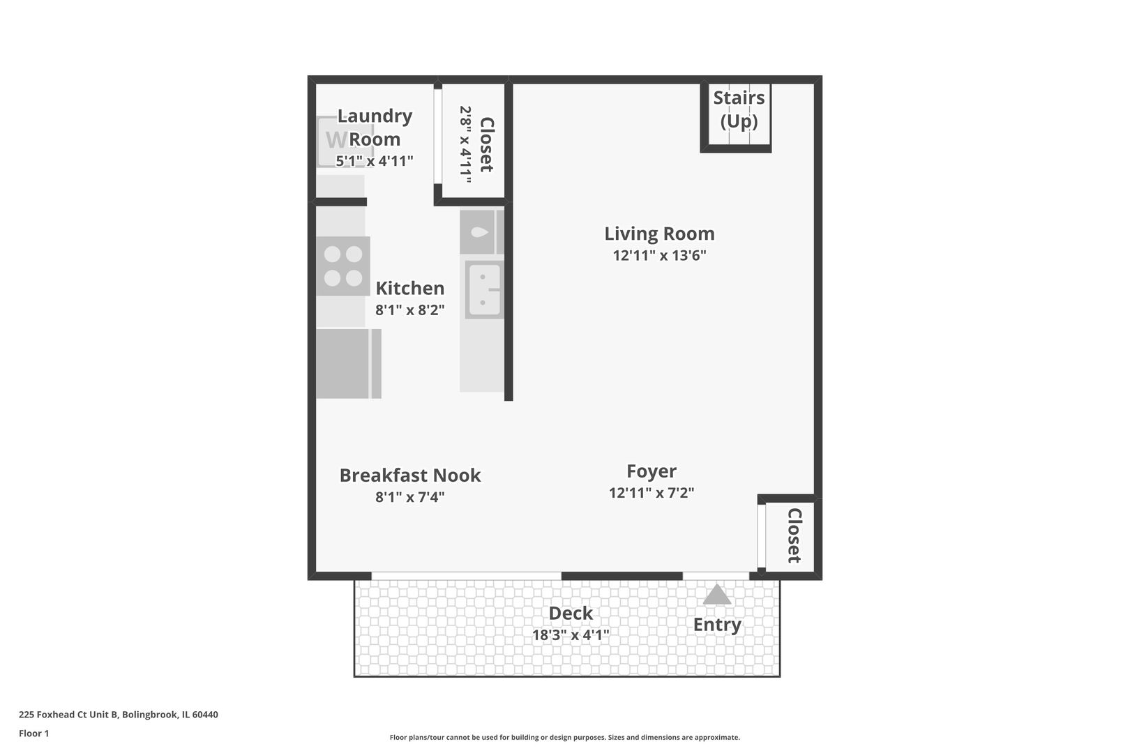 225 Foxhead Court, Unit B Bolingbrook, IL 60440 - Photo 14 of 14 a picture of a book and a bed