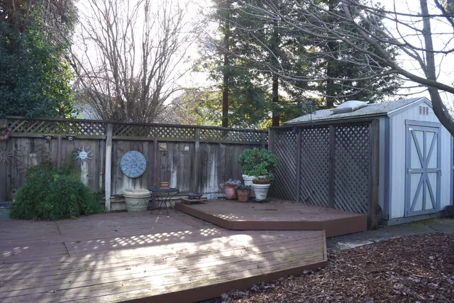 a view of a house with a garden