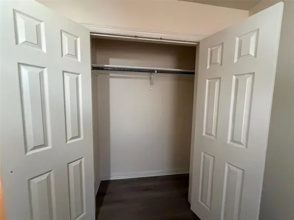a view of closet area