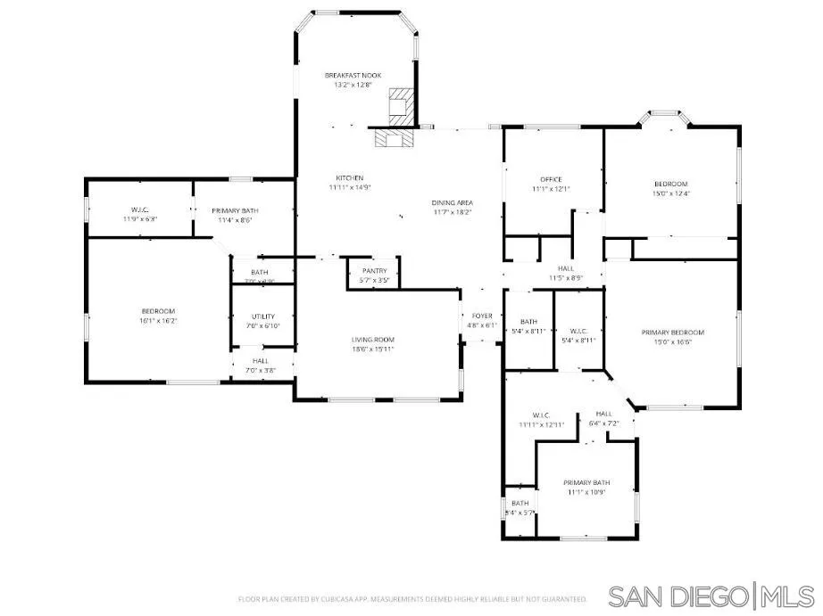 12832 Stone Canyon Road Poway, CA 92064 - Photo 60 of 60 Main House Floor Plan