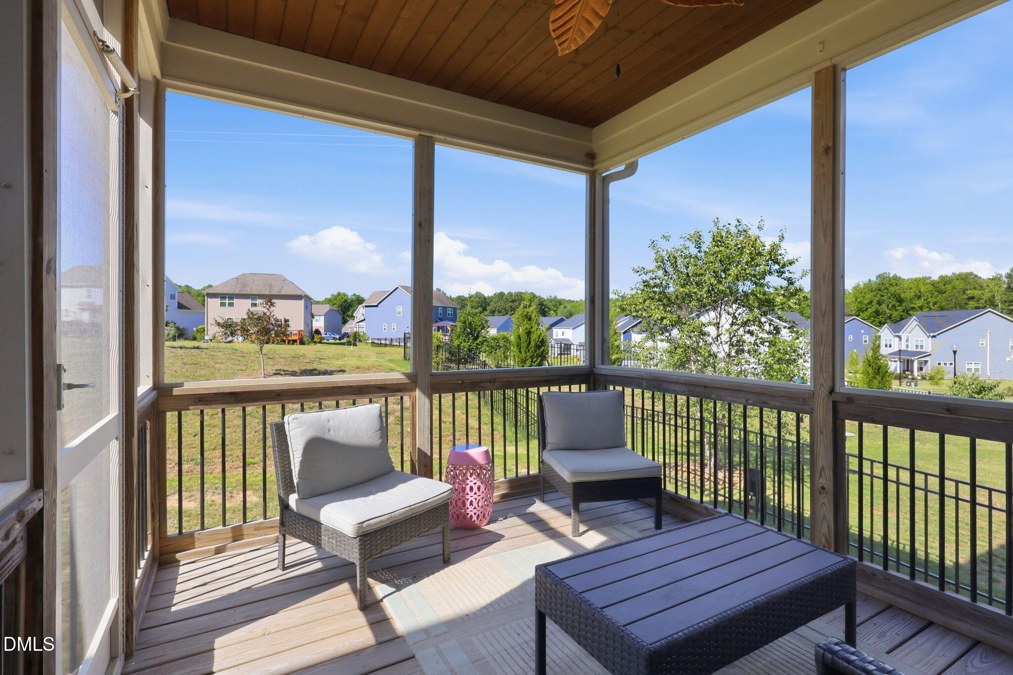 1808 Austin Rdg Parkway Wake Forest, NC 27587 - Photo 38 of 57 a view of a balcony with wooden floor