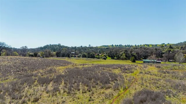 a view of an outdoor space and mountain view