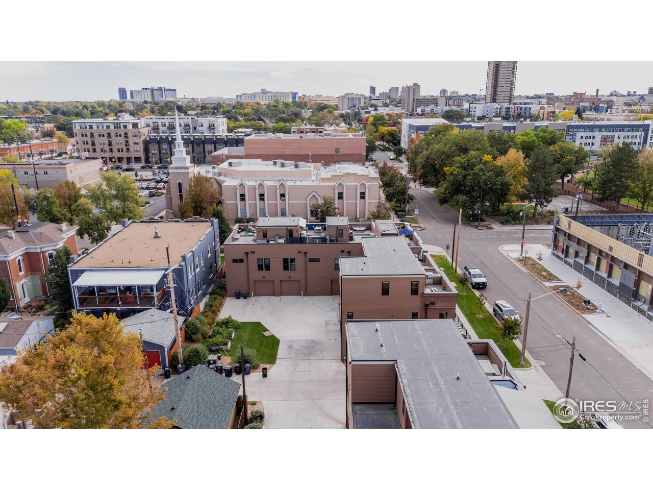 741 24th Street Denver, CO 80205 - Photo 39 of 44 a aerial view of a city