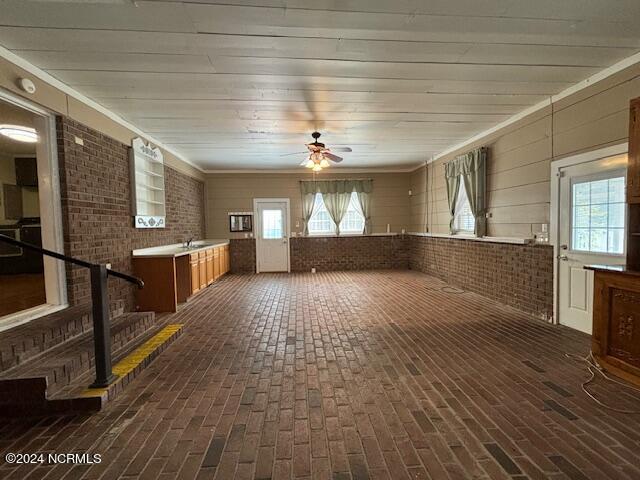 973 Forlines Road Winterville, NC 28590 - Photo 17 of 71 From Back Entry Step Down into Great Room - Screened Porch to Right.