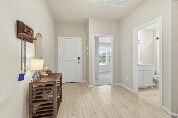 wooden floor and windows in a room