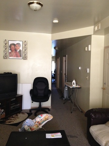 1842 South Drake Avenue Chicago, IL 60623 - Photo 18 of 25 a living room with furniture and a fireplace