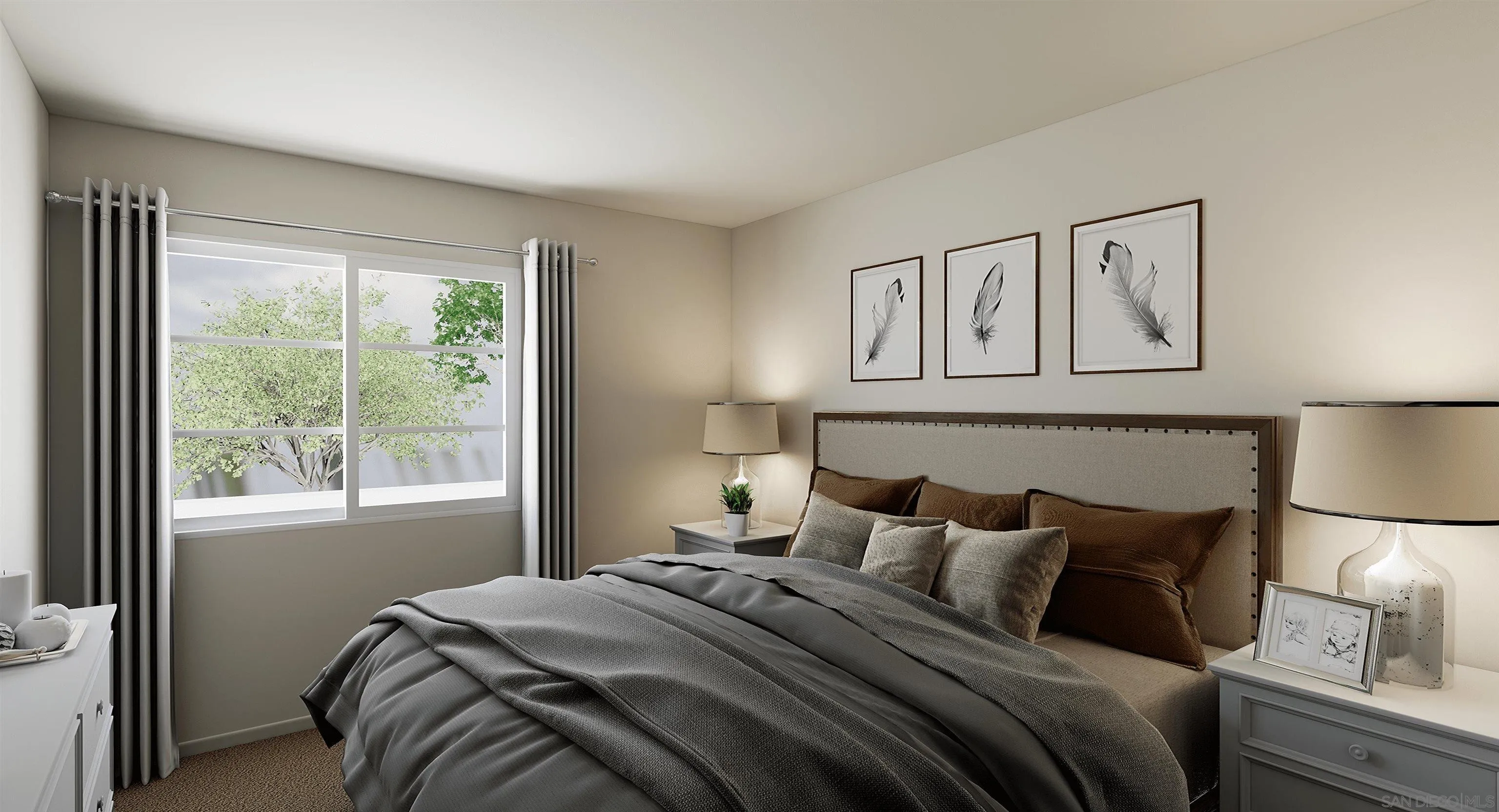 34735 Criollo Way, Unit 40 Fallbrook, CA 92028 - Photo 7 of 10 a bed sitting in a bedroom next to a window