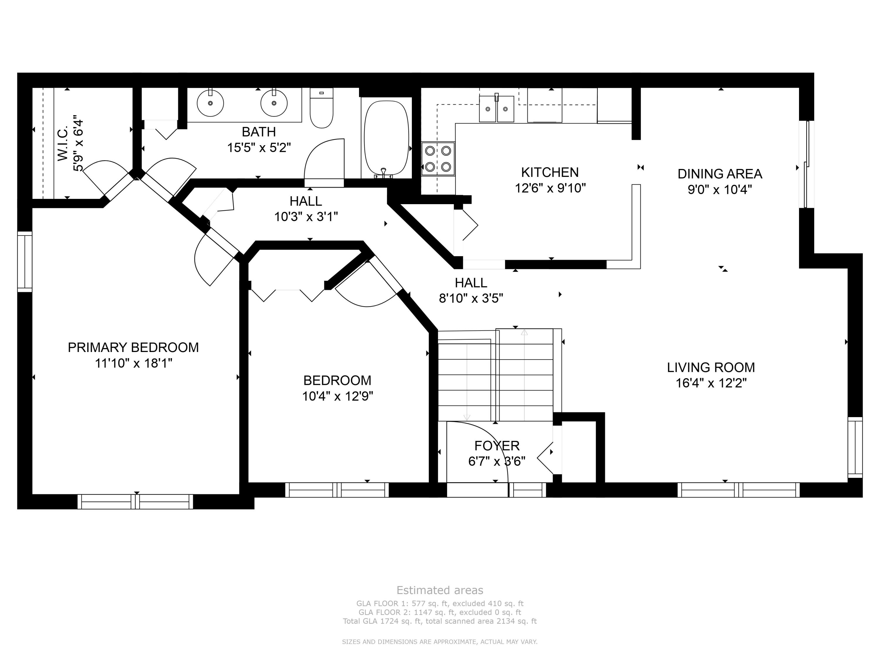 3480 Rivers Edge Dr., Unit 1 St. Joseph, MI 49085 - Photo 4 of 27 3480Rivers Edge-single-floor-dim_1