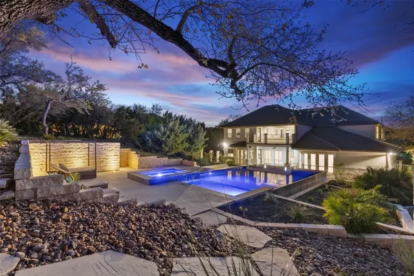 a view of swimming pool with an outdoor space and seating area