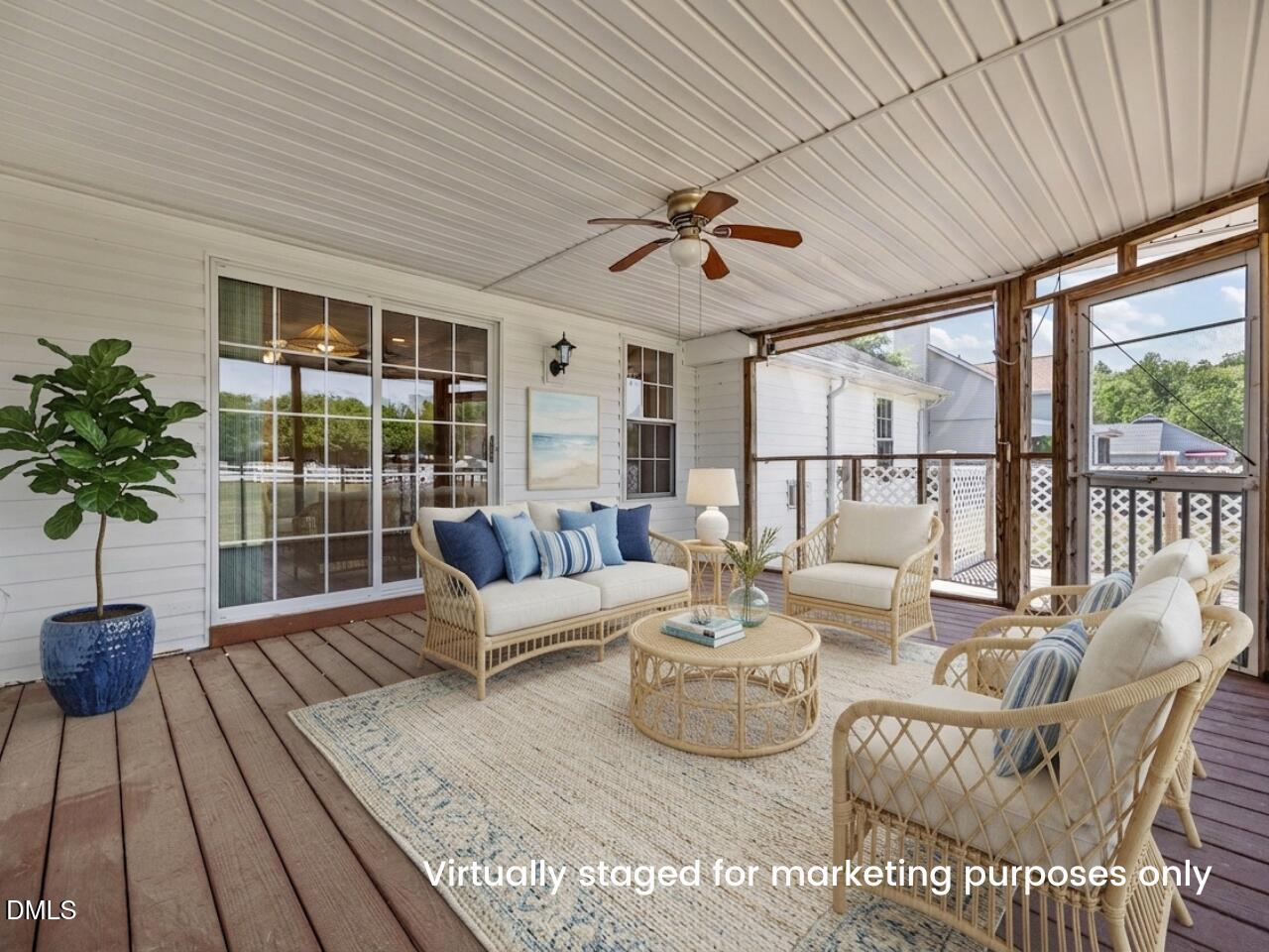 76 Springfield Lane Lillington, NC 27546 - Photo 33 of 40 Screened porch