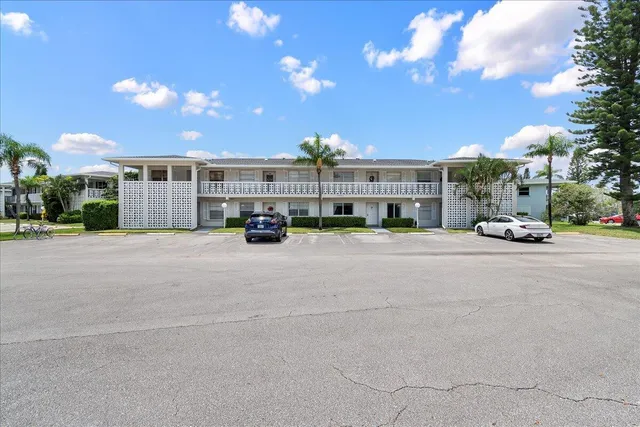 a car parked in front of a building
