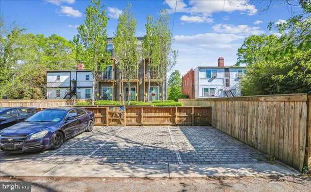 a view of a swimming pool with a lounge chairs