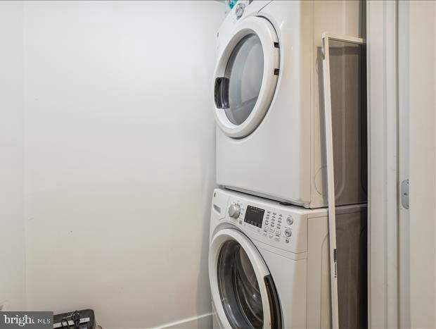 1340 Nicholson Street Northwest, Unit 2 Washington, DC 20011 - Photo 8 of 16 a close up view of washer and dryer