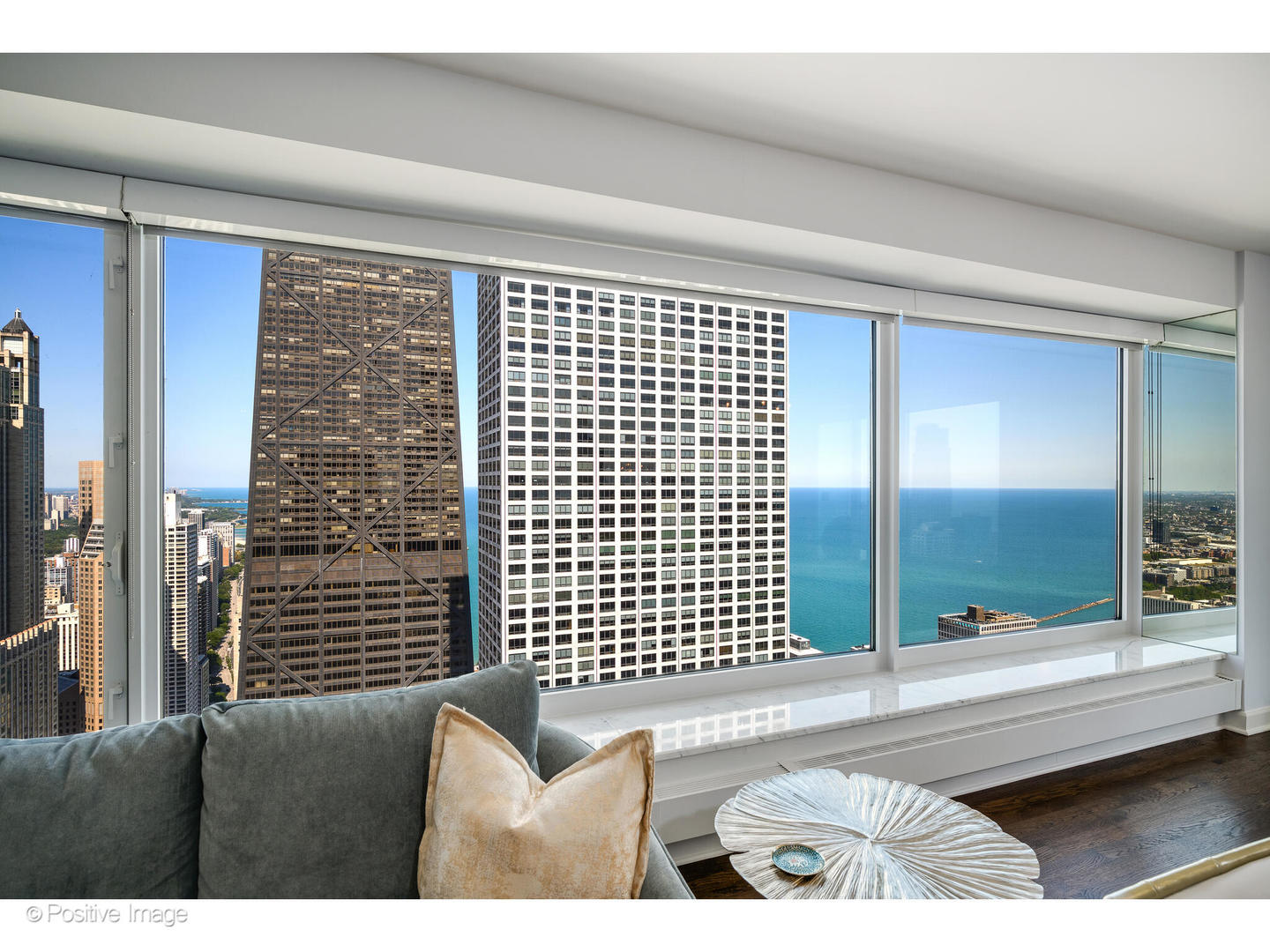 161 East Chicago Avenue, Unit 54A Chicago, IL 60611 - Photo 6 of 41 a view of balcony and living room