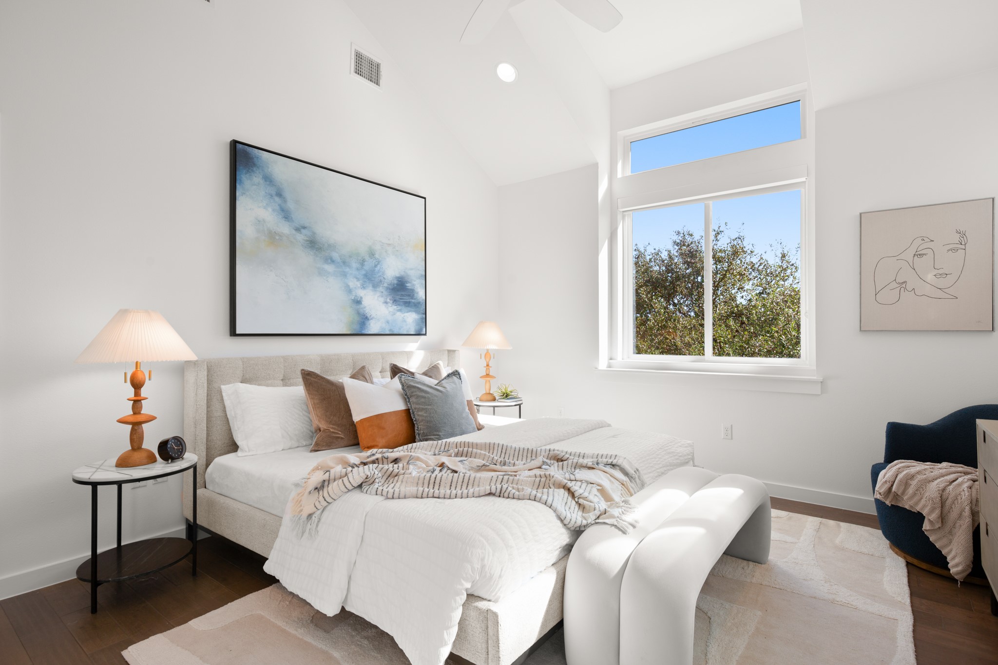 4111 Spicewood Springs Road, Unit 1 Austin, TX 78759 - Photo 15 of 31 The spacious primary suite features tall ceilings and plenty of natural light