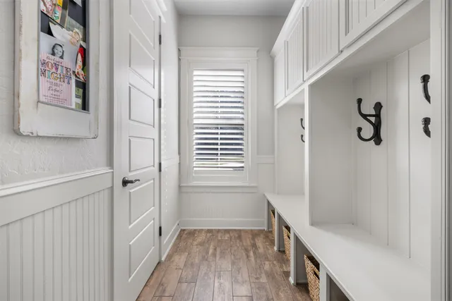 a view of small garden in the patio