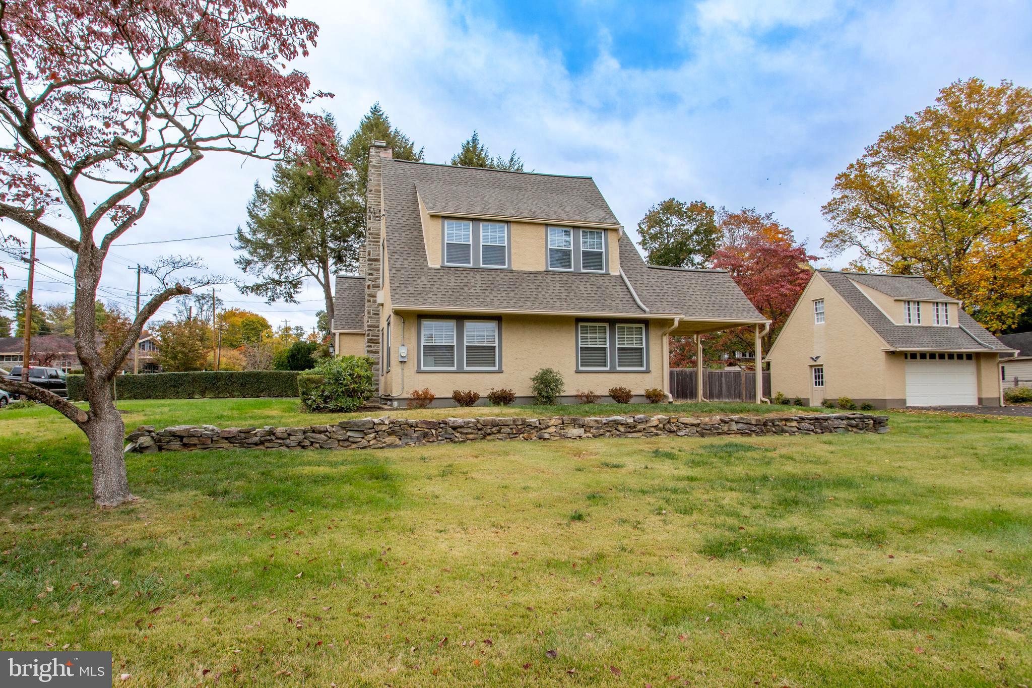 8303 Brookside Road Elkins Park, PA 19027 - Photo 42 of 50 Exterior Side & Garage on Corner Lot