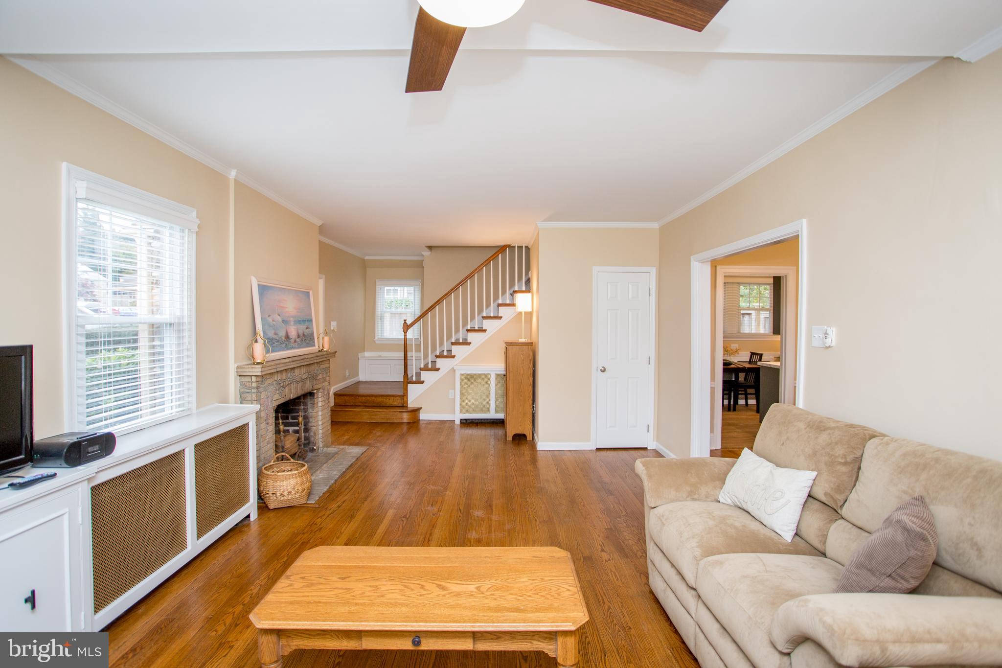 8303 Brookside Road Elkins Park, PA 19027 - Photo 10 of 50 Living Room with Built-in Cabinetry