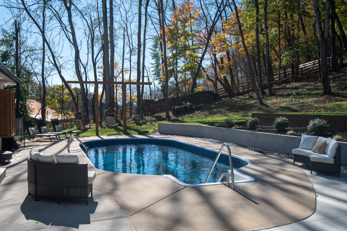 270 Hurt Road Hendersonville, TN 37075 - Photo 4 of 68 a view of swimming pool with outdoor seating and plants