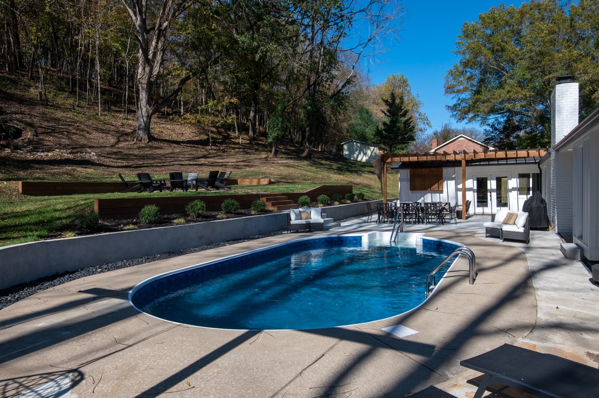 270 Hurt Road Hendersonville, TN 37075 - Photo 55 of 68 a view of a swimming pool with lounge chair