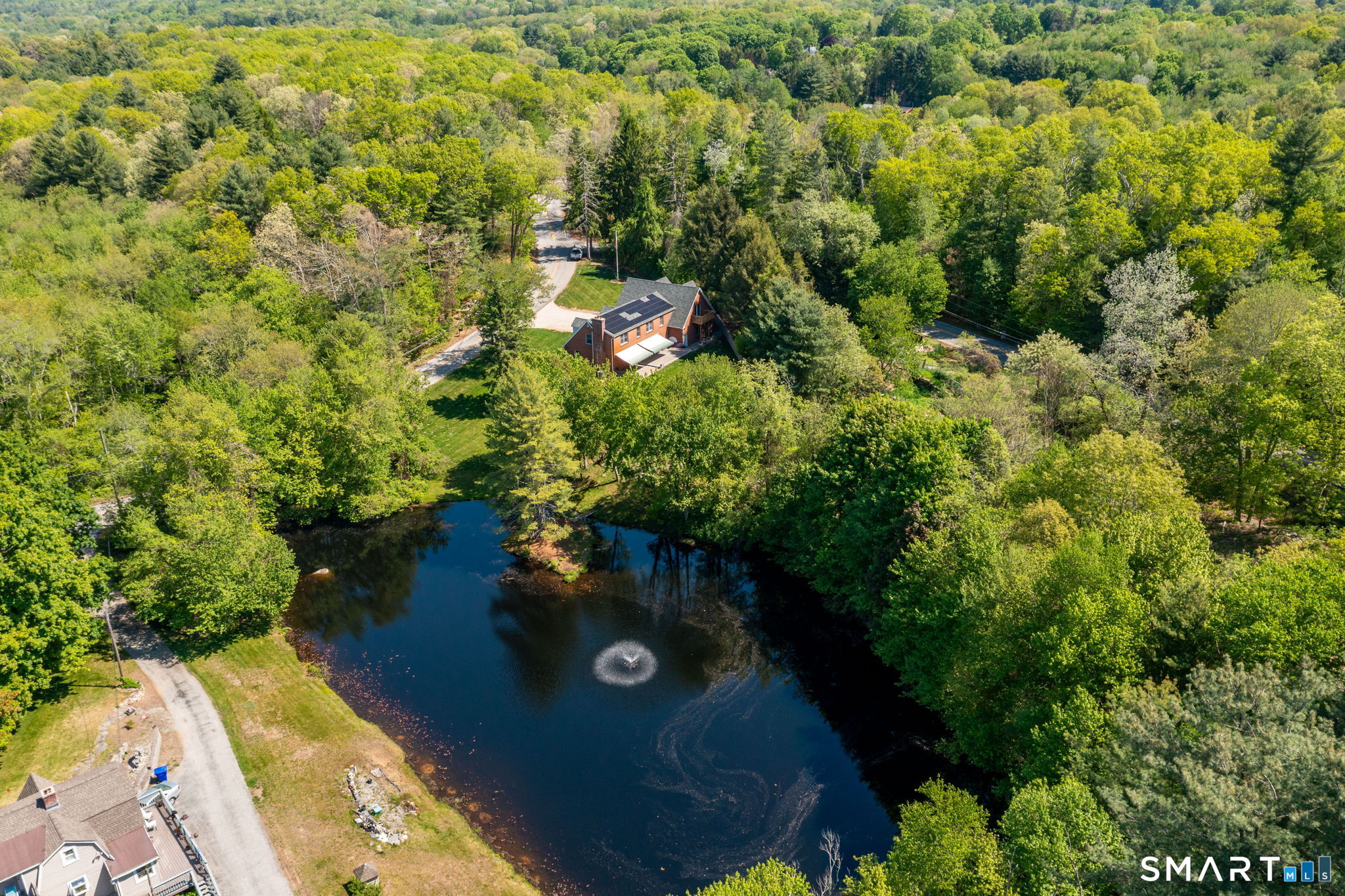 39 Chapman Road Marlborough, CT 06447 - Photo 15 of 40 an aerial view of residential house with yard