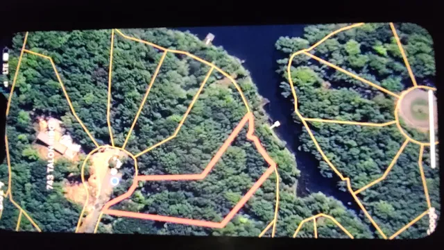 a view of a lake with a mountain