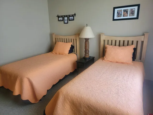 a chair and table in a room