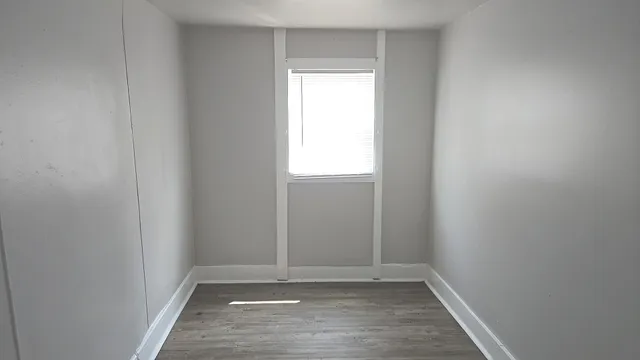 a view of a closet area