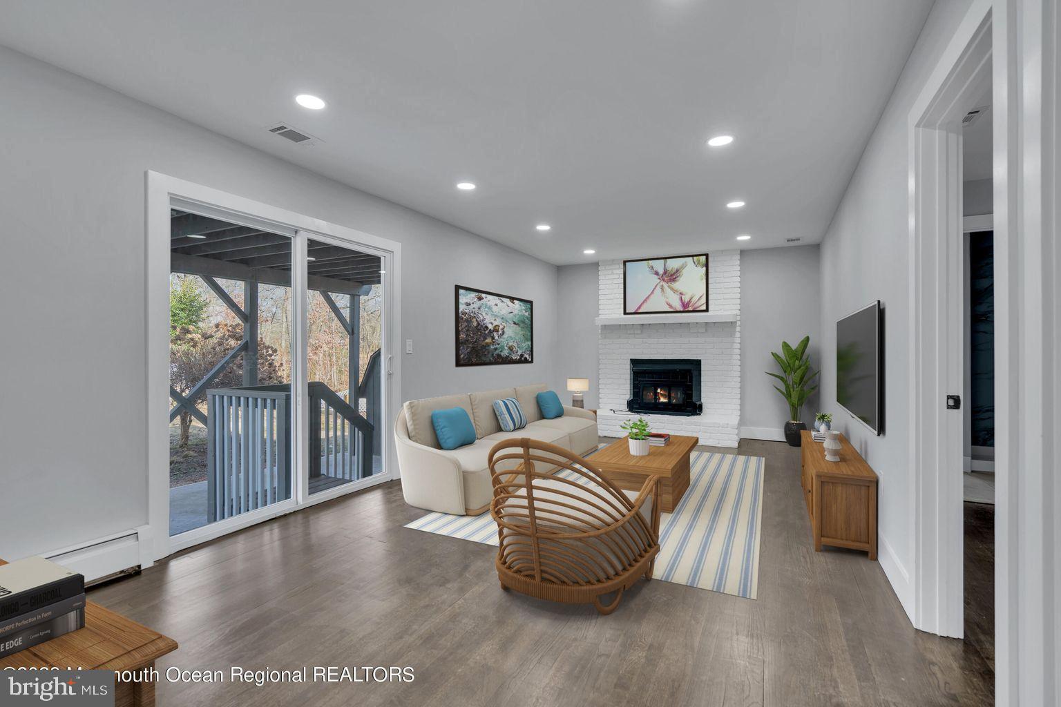 333 Colts Neck Road Farmingdale, NJ 07727 - Photo 17 of 23 Family Room with Fireplace