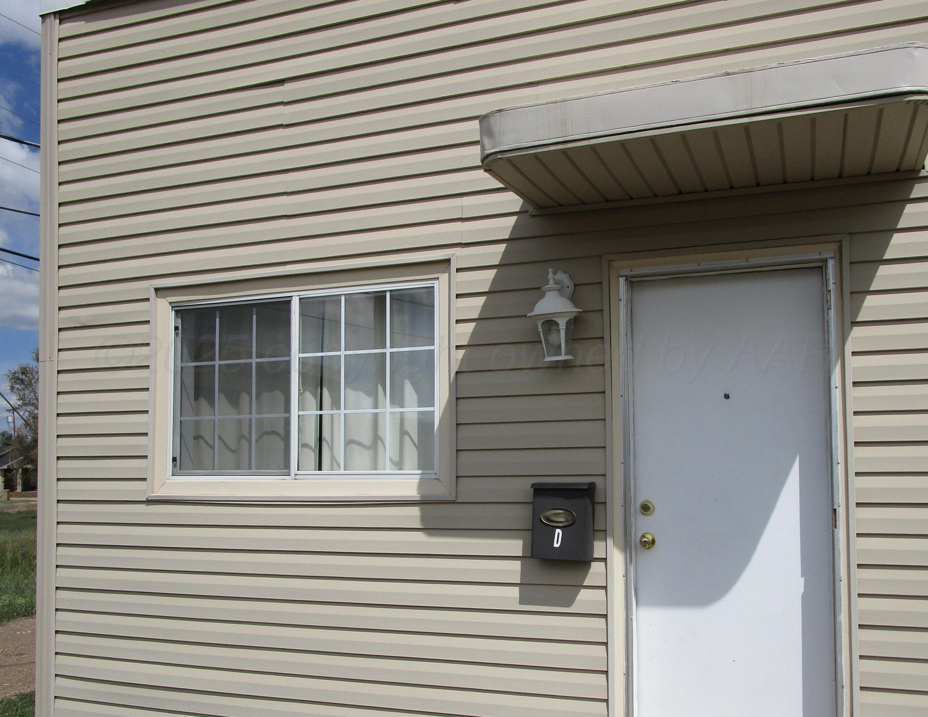 a view of front door