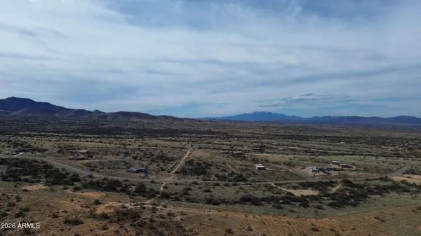 a view of an outdoor space and mountain view